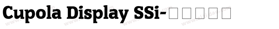 Cupola Display SSi字体转换